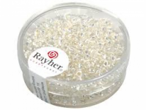 PERLE DE ROCAILLE GARNITURE ARGENT 2.6MM - ARGENT (AU PLAISIR DE LIRE)