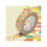 Masking tape block warm pink 15MM*10M (AU PLAISIR DE LIRE)