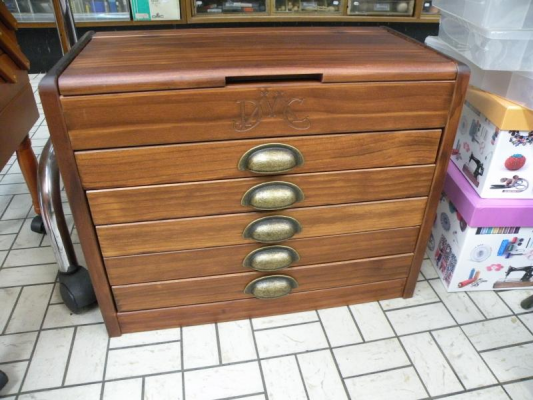 Boite a ouvrauge vintage (D.M.C) (LA BOITE A OUVRAGE)